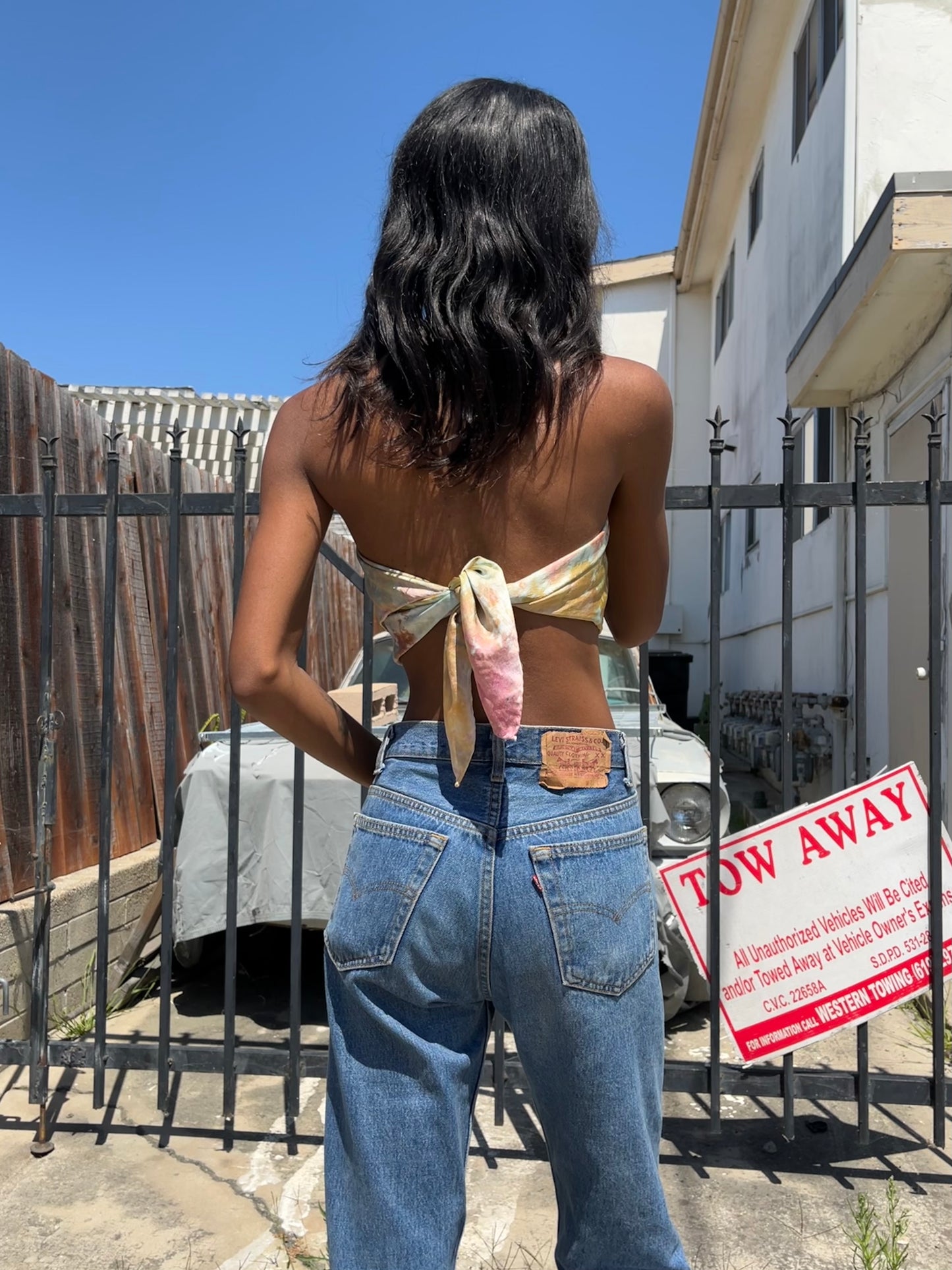 Silk Bandana Top