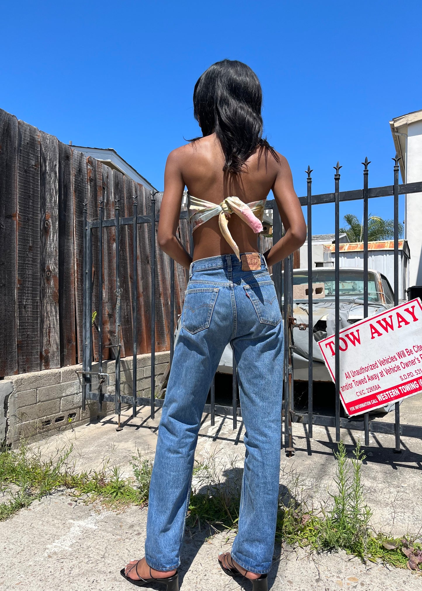 Silk Bandana Top