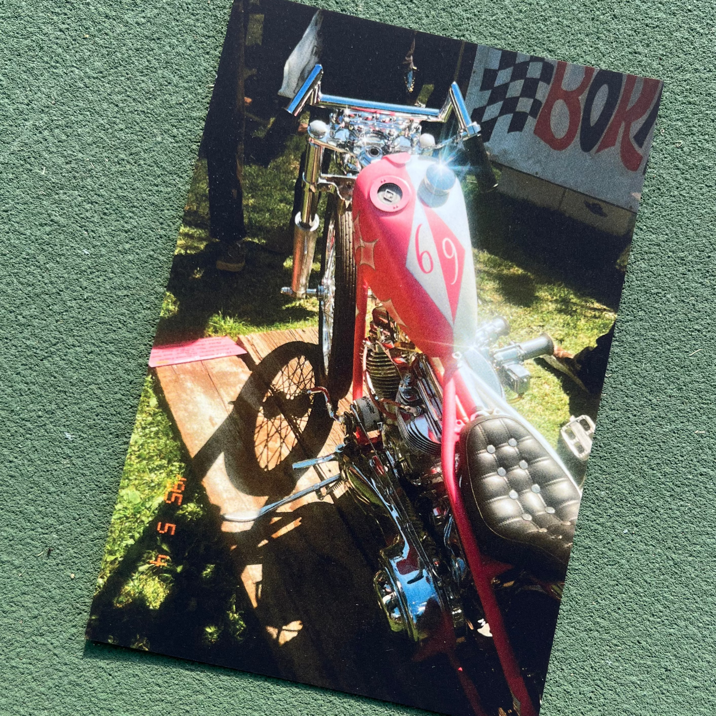 69 Bike Postcard