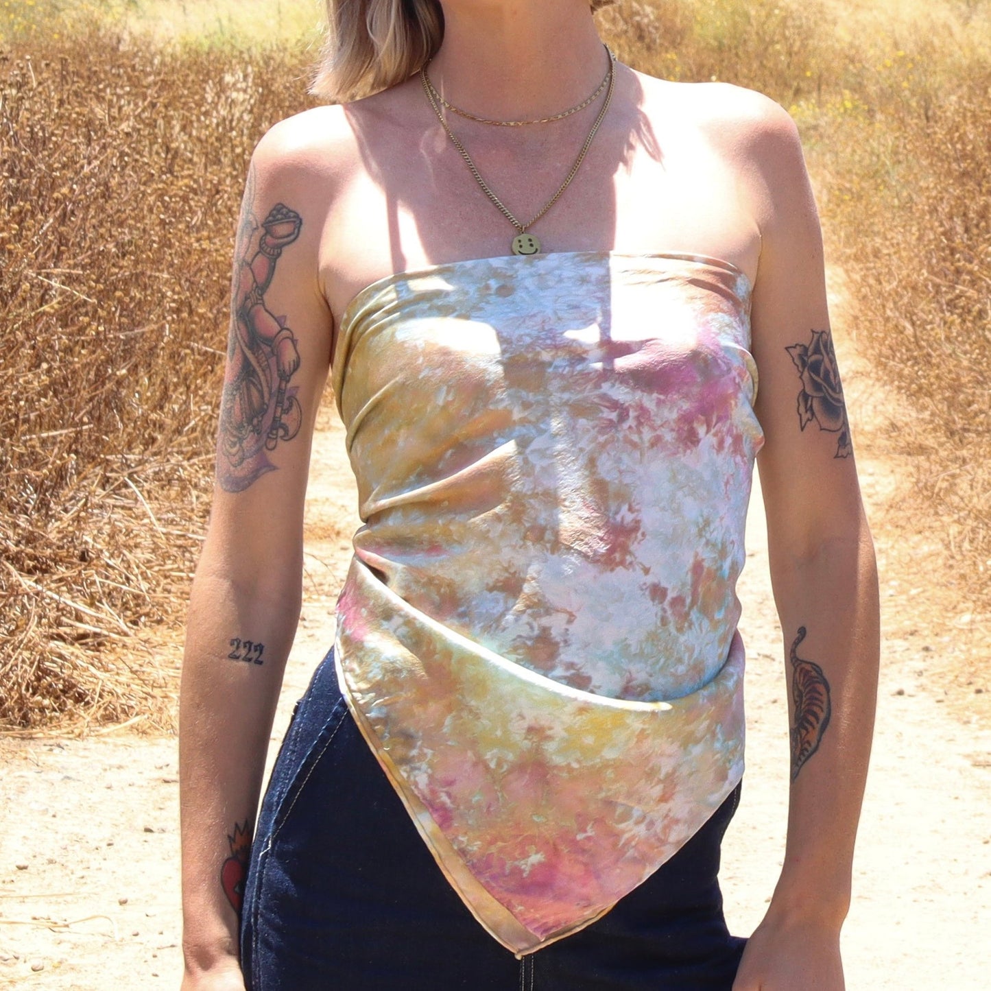 Silk Bandana Top