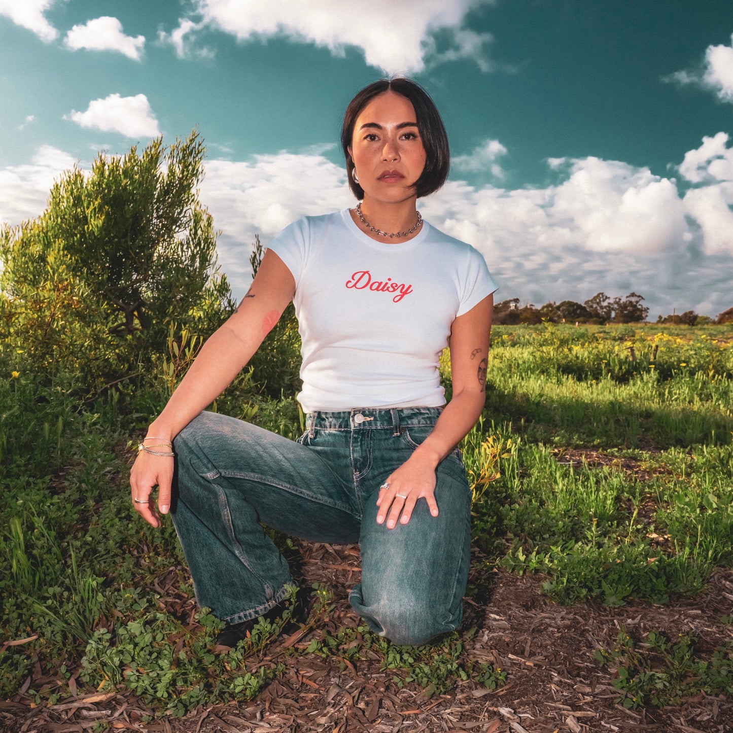 Daisy Baby Rib T-Shirt