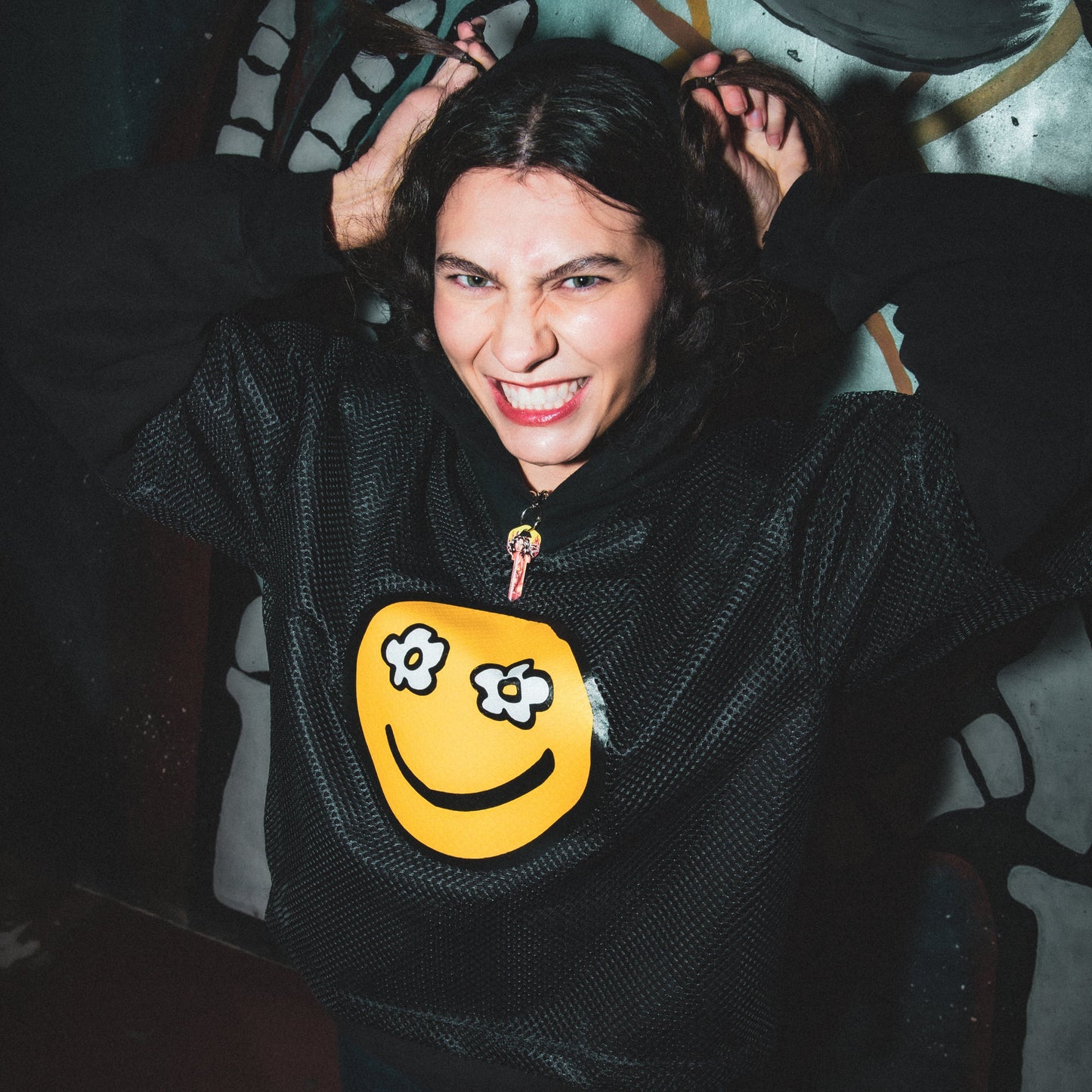 Daisy Smiley King Mesh Jersey