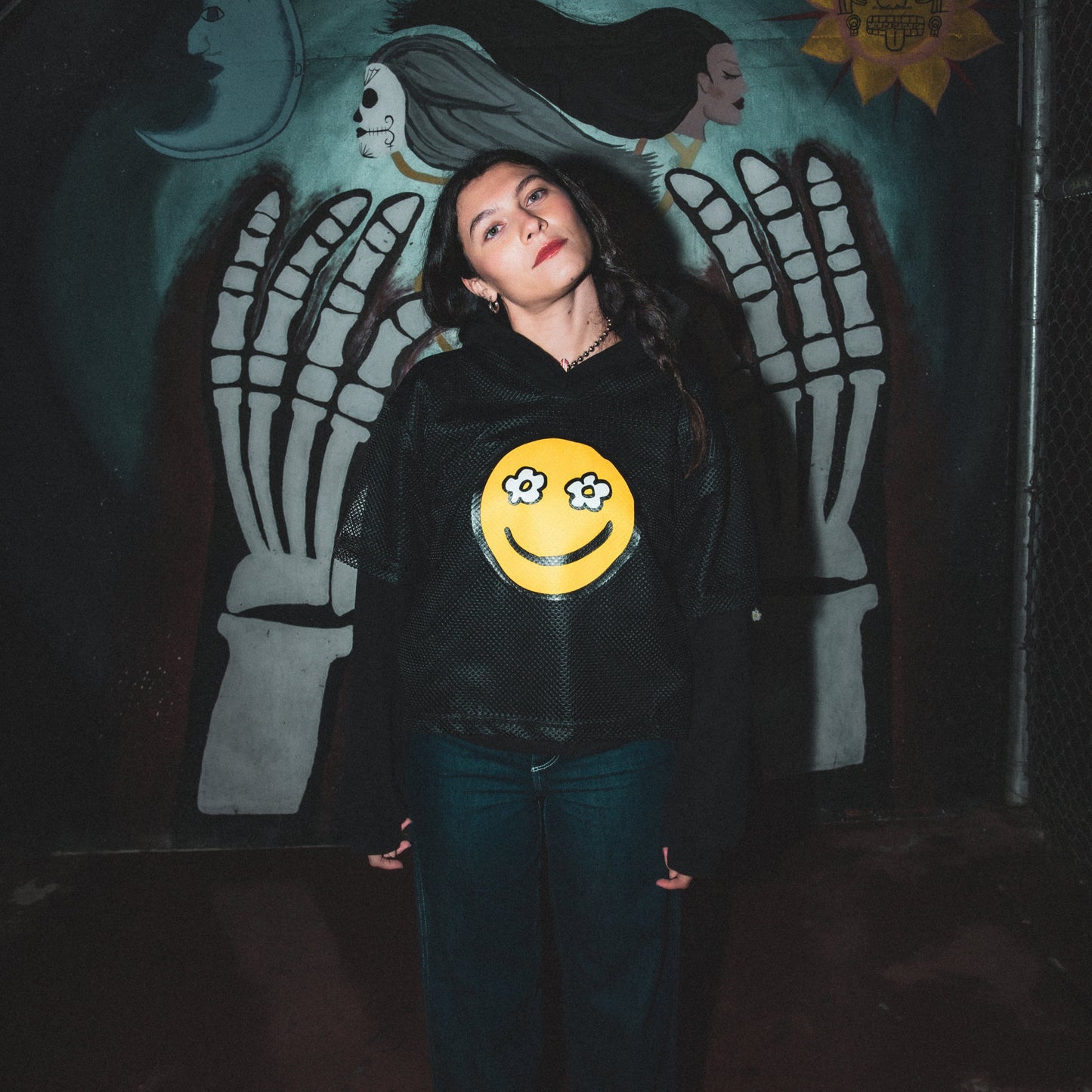 Daisy Smiley King Mesh Jersey