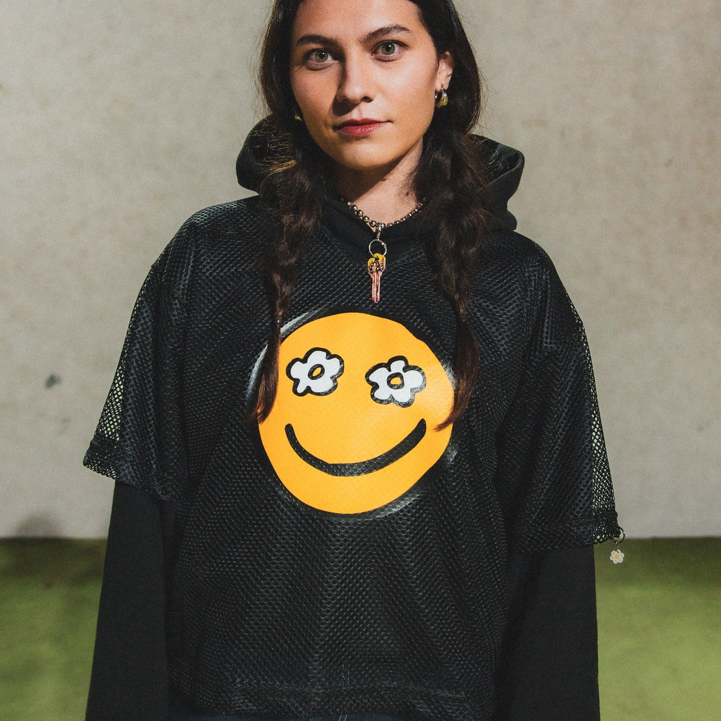 Daisy Smiley King Mesh Jersey