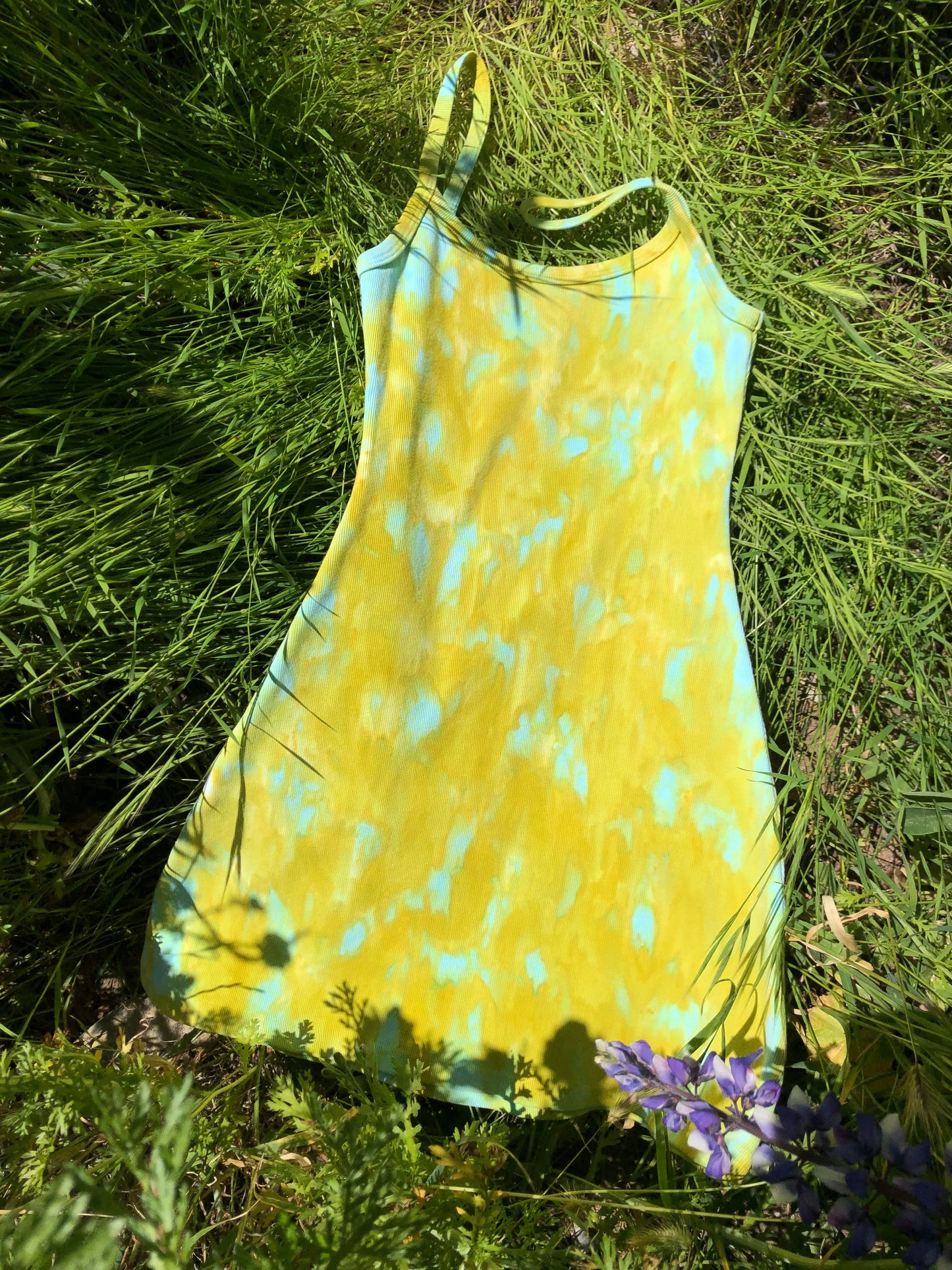 Heavy Rib Spaghetti Mini Dress