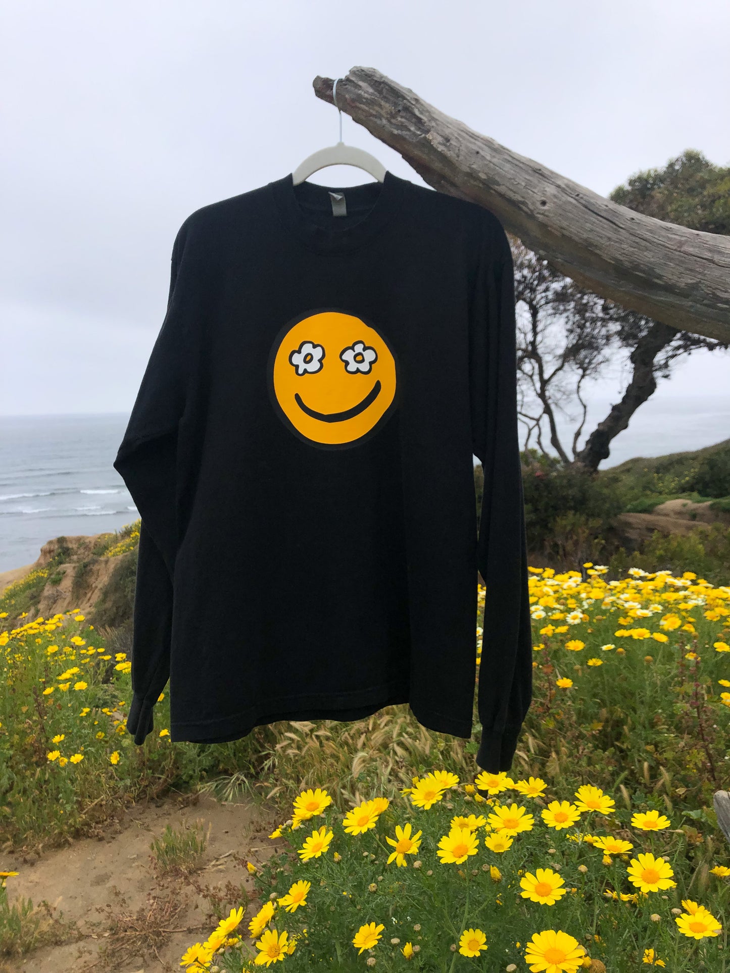 Daisy Smiley Long Sleeve T-Shirt