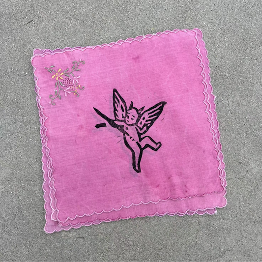 Vintage Cherub Napkin