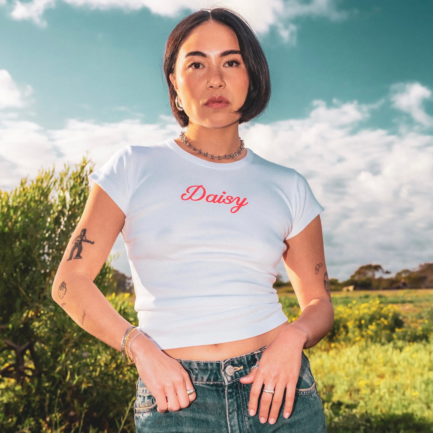 Daisy Baby Rib T-Shirt